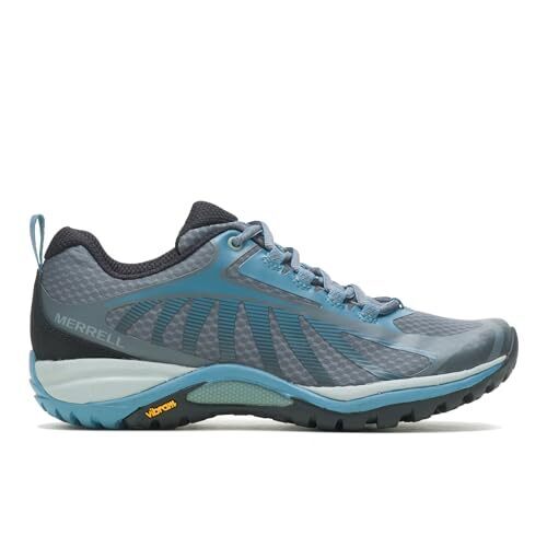 Merrell Womens Siren Edge 3 Hiking Shoe, Rock/Bluestone, 7.5 Us
